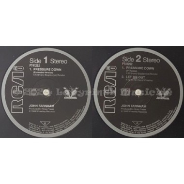John Farnham - Pressure Down • 12" Vinyl Maxi • EX - Labyrinth Music