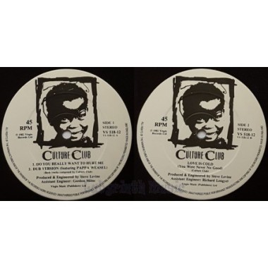 Culture Club - Do You Really Want To Hurt Me • 12" Vinyl Maxi - Labyrinth Music