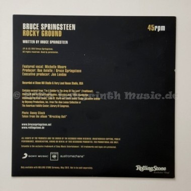 Bruce Springsteen - Rocky Ground • 7" Vinyl • NM - Labyrinth Music