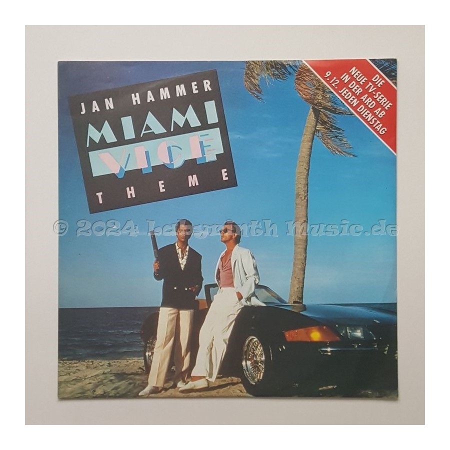Jan Hammer - Miami Vice Theme • 7" Vinyl • NM - Labyrinth Music