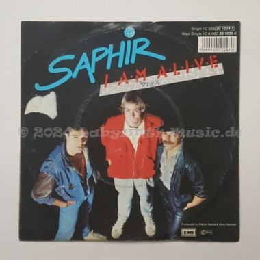 Saphir - I Am Alive • 7" Vinyl • EX - Labyrinth Music