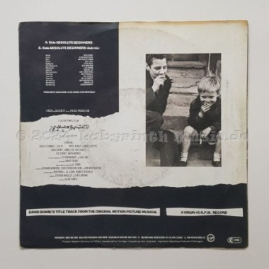 David Bowie - Absolute Beginners • 7" Vinyl • EX - Labyrinth Music