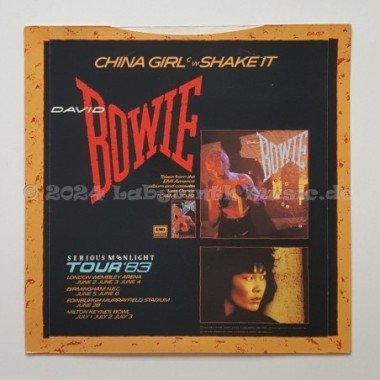 David Bowie - China Girl • 7" Vinyl • EX - Labyrinth Music