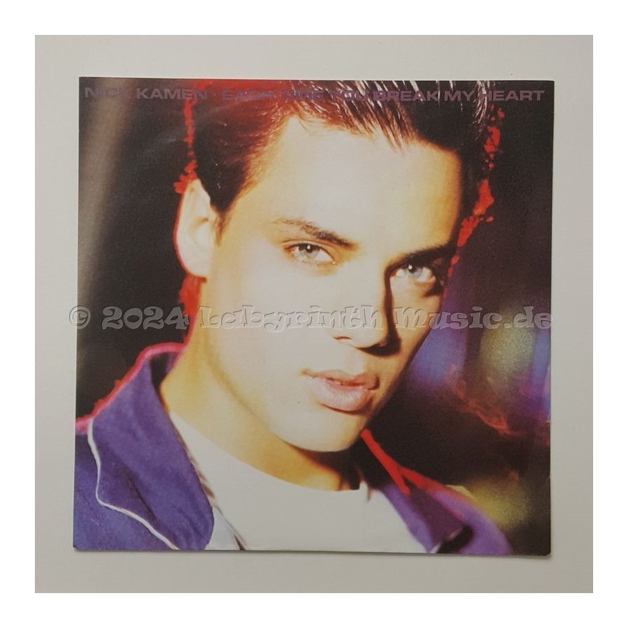 Nick Kamen - Each Time You Break My Heart • 7" Vinyl • MINT - Labyrinth Music