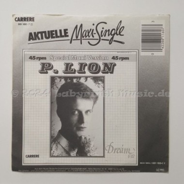 P. Lion - Dream • 7" Vinyl • EX - Labyrinth Music