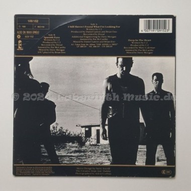 U2 - I Still Haven't Found What I'm Looking For • 7" Vinyl • EX - Labyrinth Music