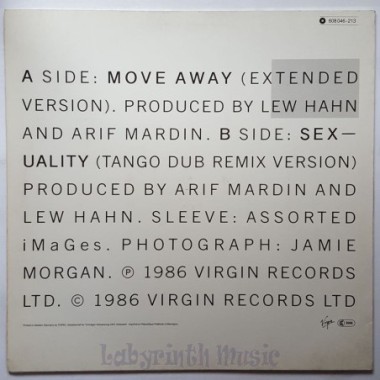 Culture Club - Move Away • 12" Vinyl Maxi • EX - Labyrinth Music