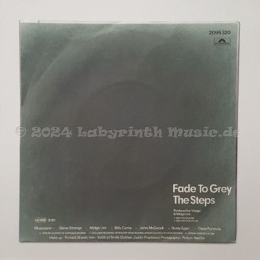 Visage - Fade To Grey • 7" Vinyl • NM - Labyrinth Music