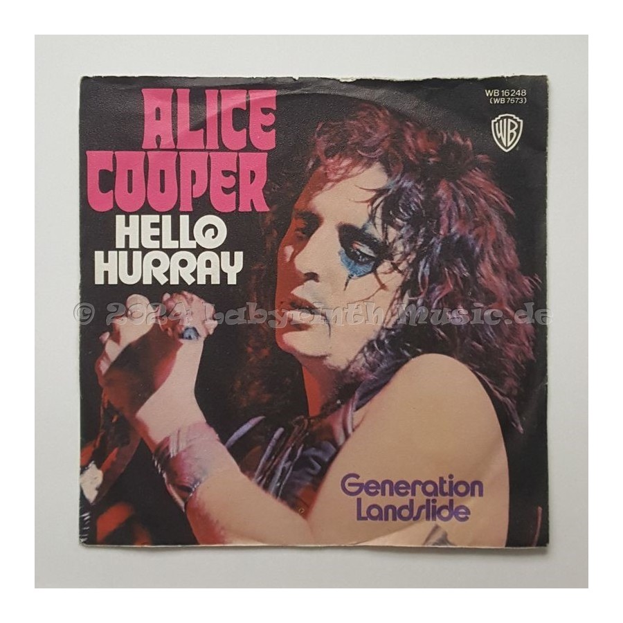 Alice Cooper - Hello Hurray • 7" Vinyl - Labyrinth Music