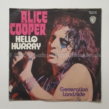 Alice Cooper - Hello Hurray • 7" Vinyl - Labyrinth Music