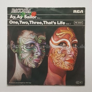 Baccara - Ay, Ay Sailor • 7" Vinyl • EX - Labyrinth Music