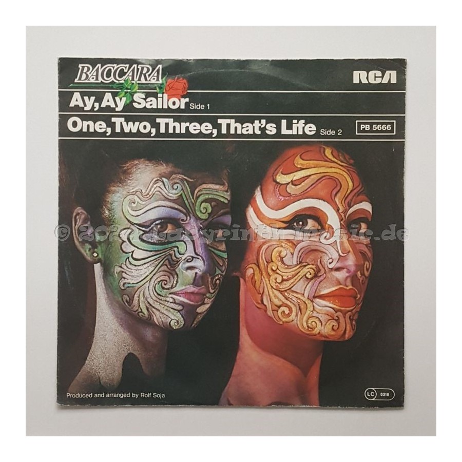 Baccara - Ay, Ay Sailor • 7" Vinyl • EX - Labyrinth Music
