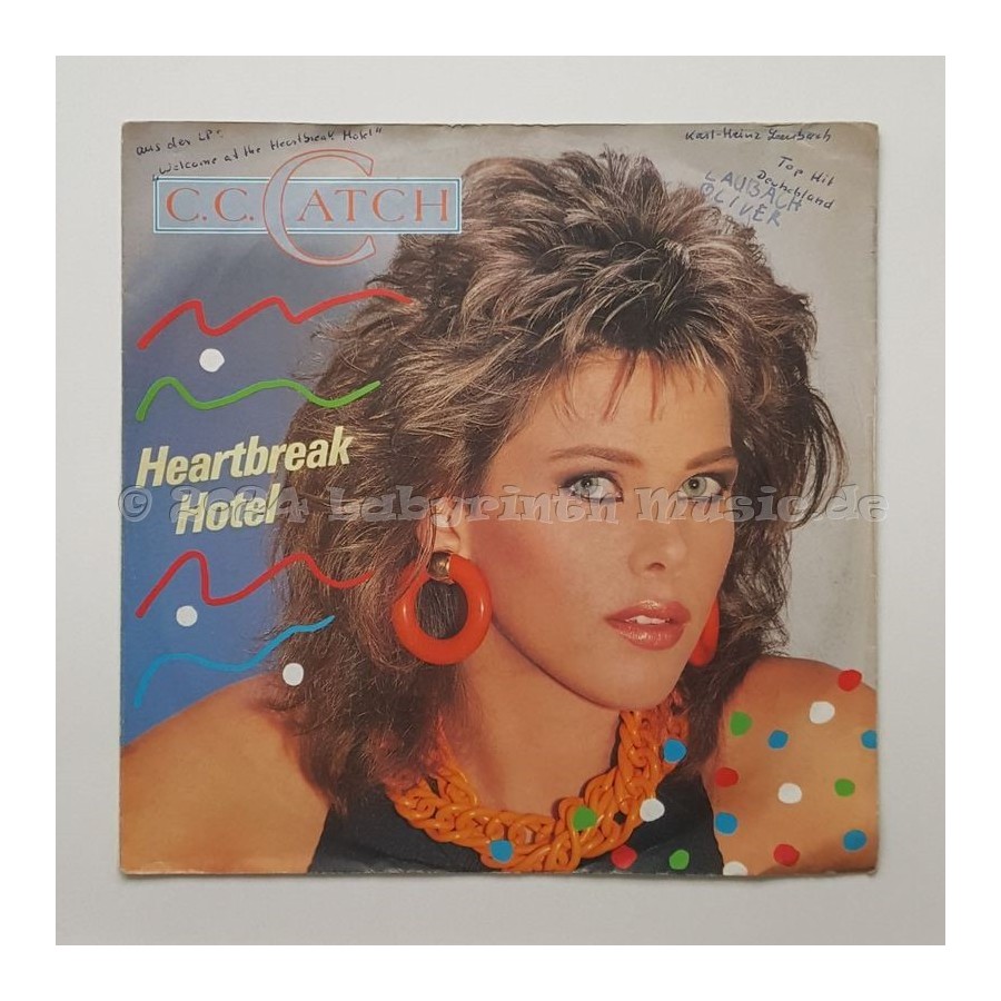 C.C. Catch - Heartbreak Hotel • 7" Vinyl - Labyrinth Music