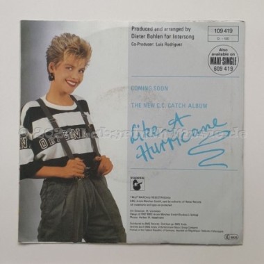 C.C. Catch - Soul Survivor • 7" Vinyl • EX - Labyrinth Music