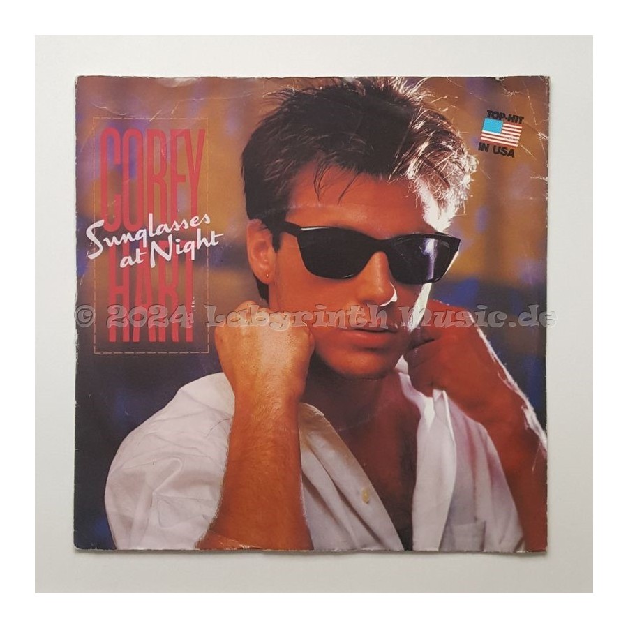 Corey Hart - Sunglasses At Night • 7" Vinyl - Labyrinth Music