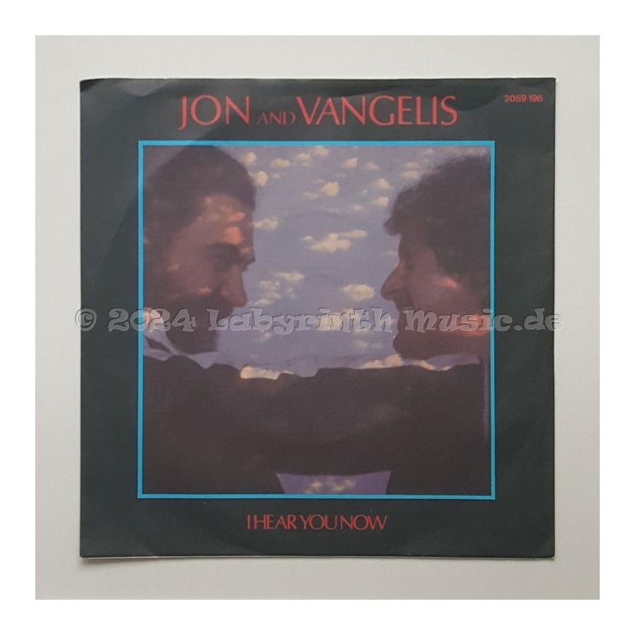 Jon And Vangelis - I Hear You Now • 7" Vinyl • EX - Labyrinth Music