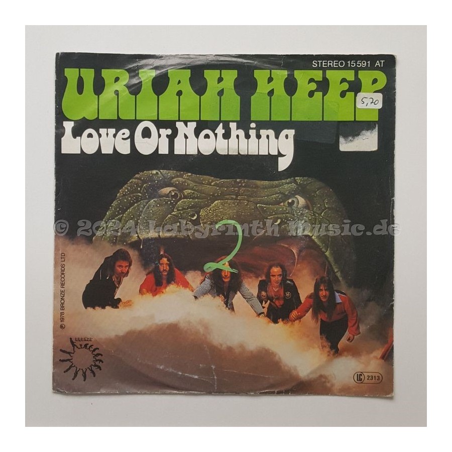 Uriah Heep - Love Or Nothing • 7" Vinyl - Labyrinth Music