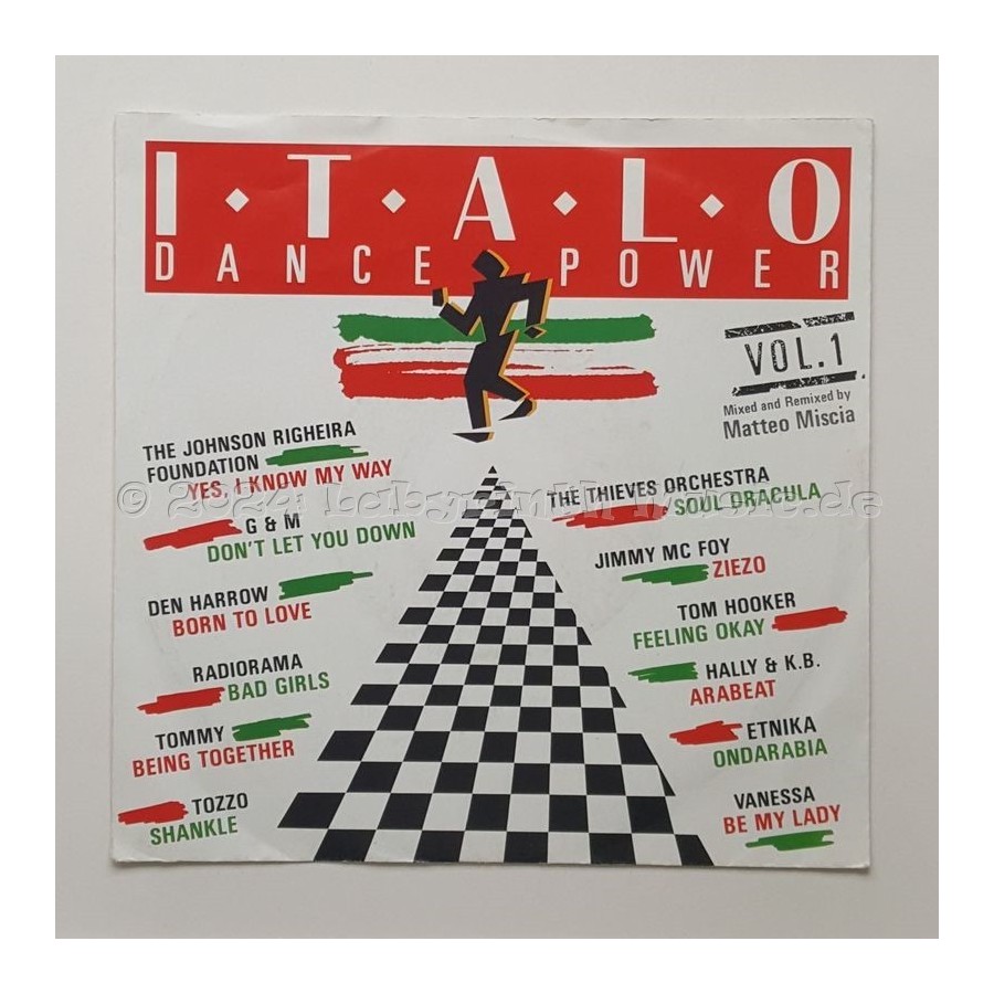 Various - Italo Dance Power Vol. 1 • 7" Vinyl - Labyrinth Music