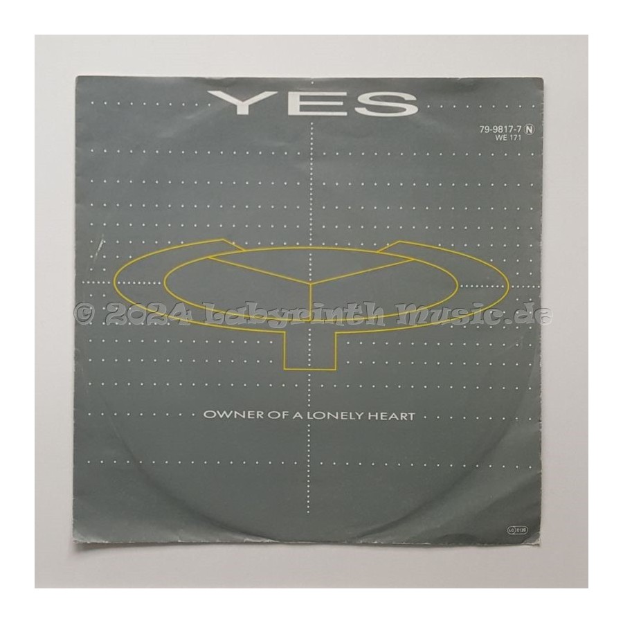 Yes - Owner Of A Lonely Heart • 7" Vinyl - Labyrinth Music