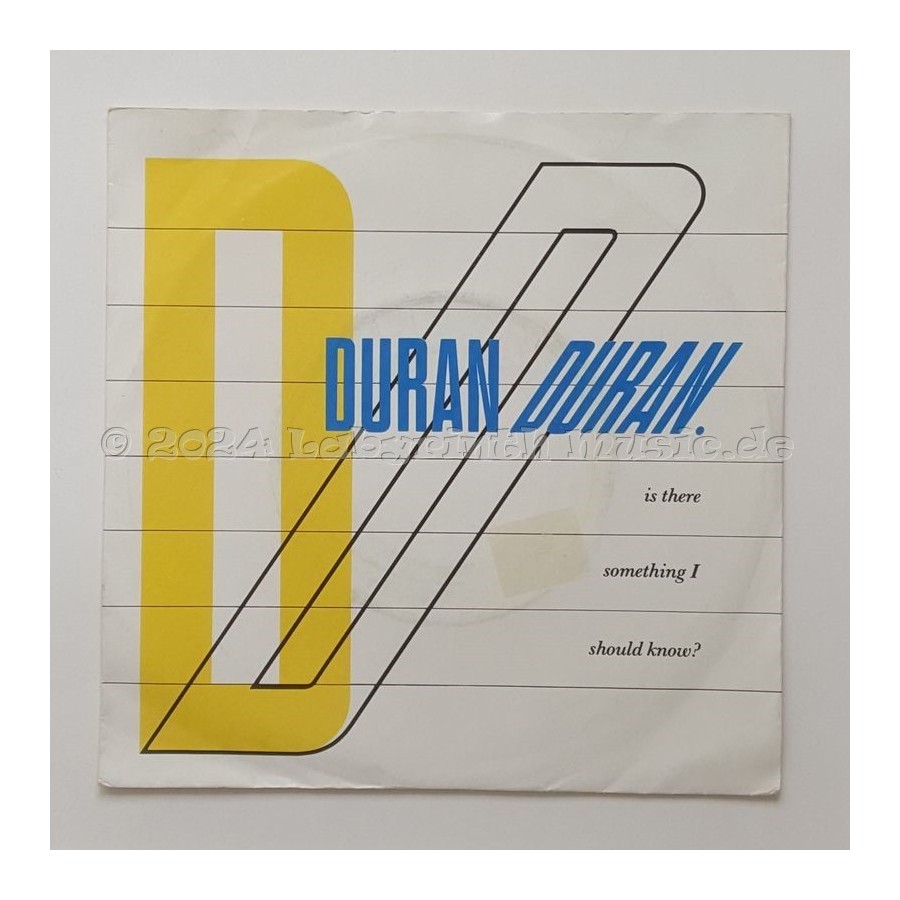 Duran Duran - Is There Something I Should Know? • 7" Vinyl • EX - Labyrinth Music