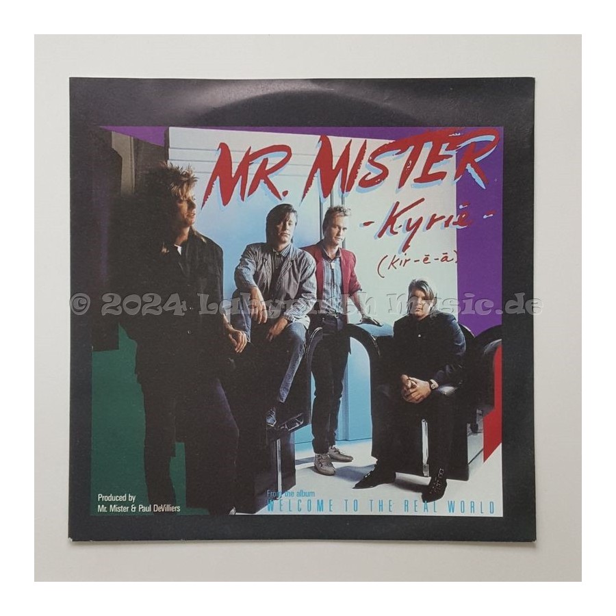 Mr. Mister - Kyrie • 7" Vinyl • NM - Labyrinth Music