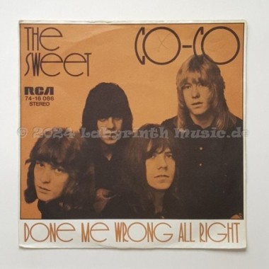 The Sweet - Co-Co • 7" Vinyl - Labyrinth Music