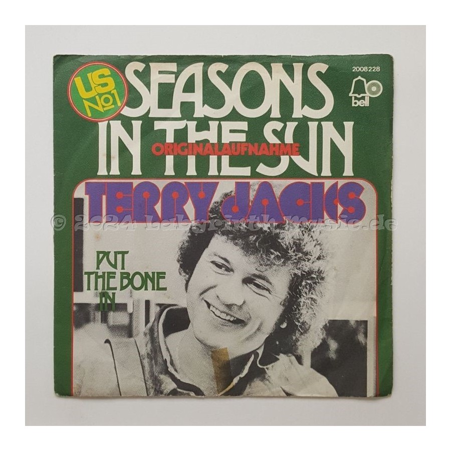 Terry Jacks - Seasons In The Sun • 7" Vinyl - Labyrinth Music