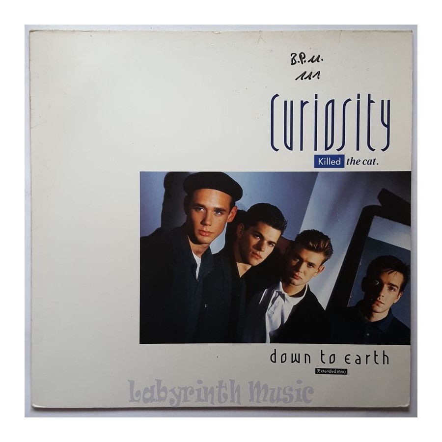 Curiosity Killed The Cat - Down To Earth • 12" Vinyl Maxi - Labyrinth Music