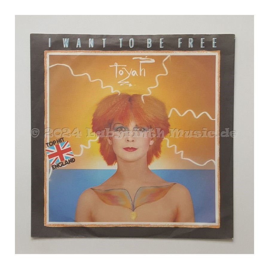 Toyah - I Want To Be Free • 7" Vinyl • EX - Labyrinth Music