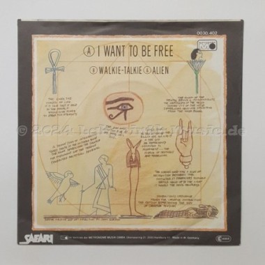 Toyah - I Want To Be Free • 7" Vinyl • EX - Labyrinth Music