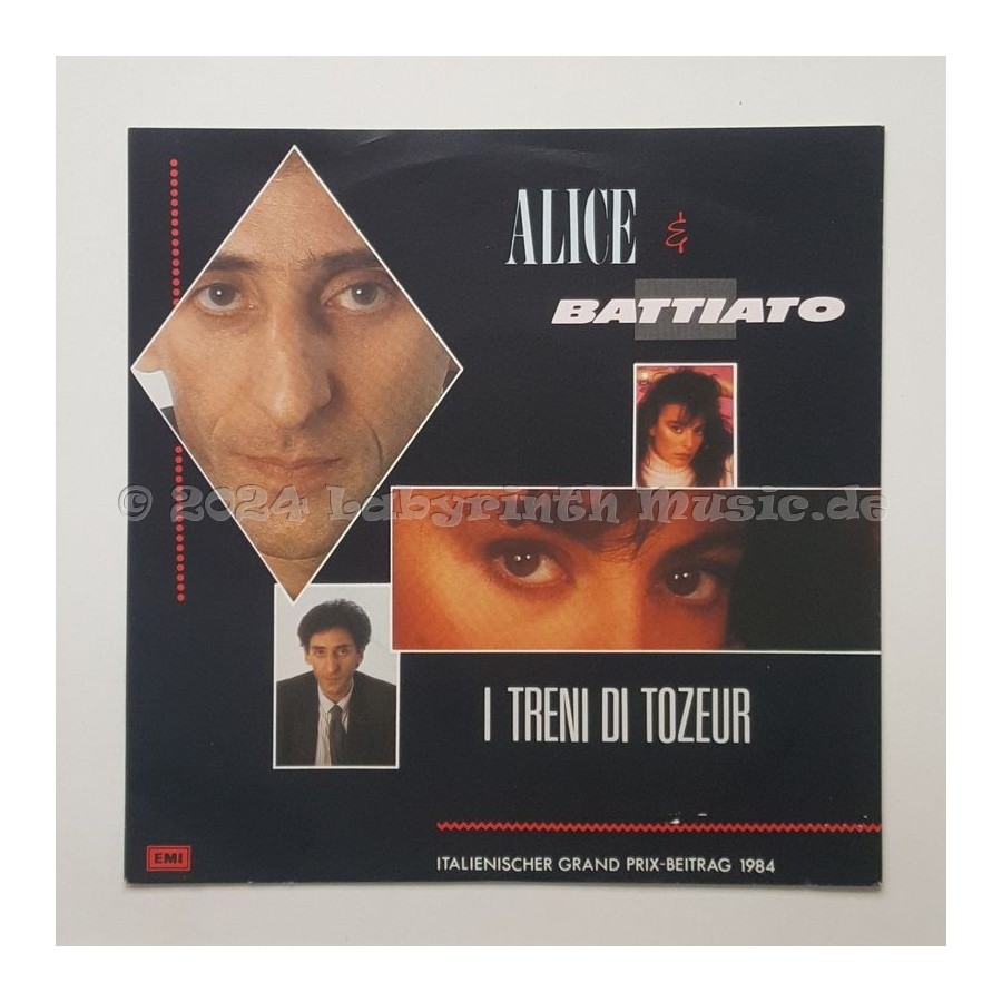 Alice & Franco Battiato - I Treni Di Tozeur • 7" Vinyl • MINT - Labyrinth Music