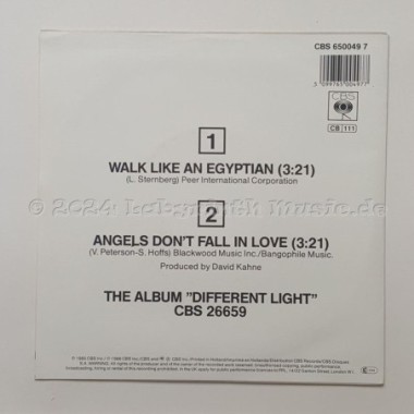 Bangles - Walk Like An Egyptian   • 7" Vinyl • MINT - Labyrinth Music