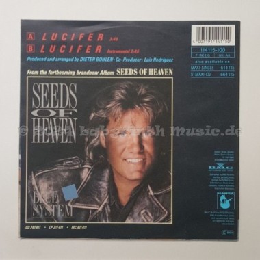 Blue System - Lucifer • 7" Vinyl • MINT - Labyrinth Music