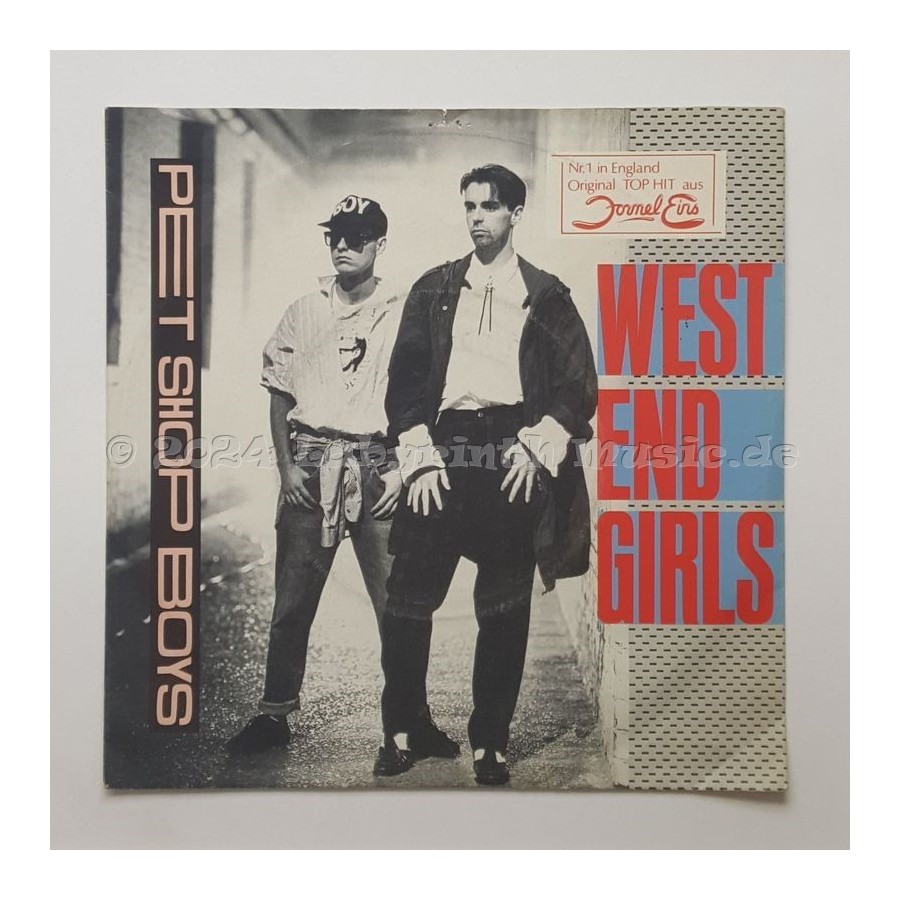 Pet Shop Boys - West End Girls • 7" Vinyl - Labyrinth Music