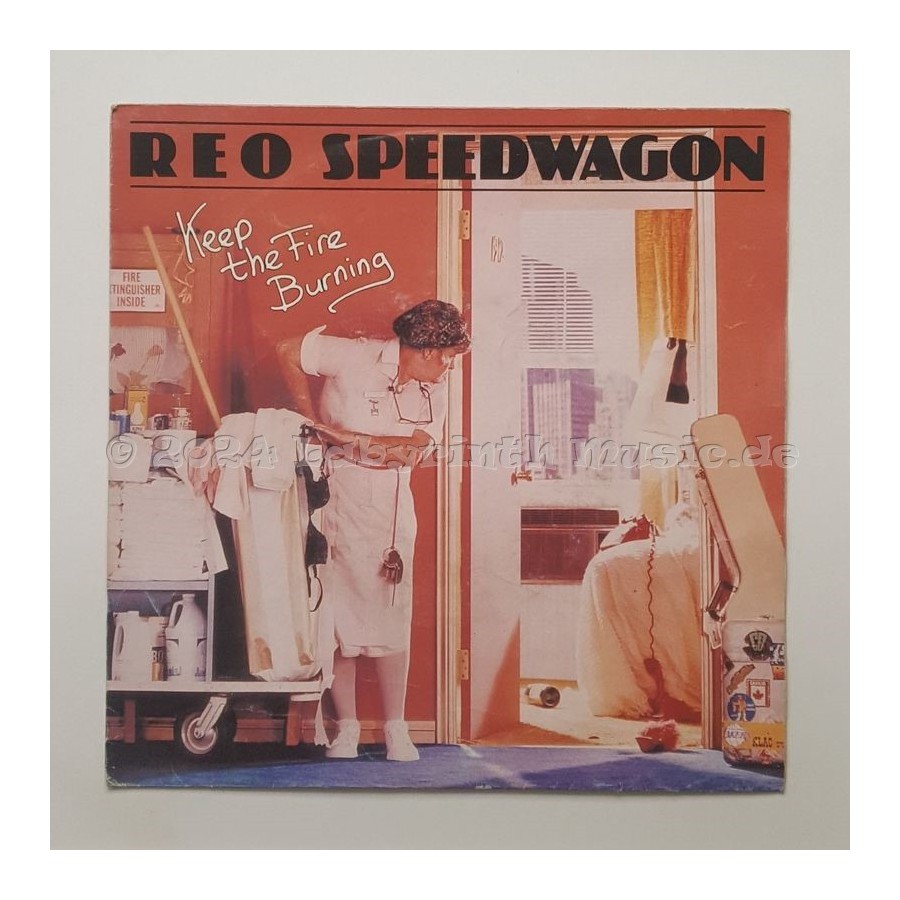 REO Speedwagon - Keep The Fire Burning • 7" Vinyl - Labyrinth Music
