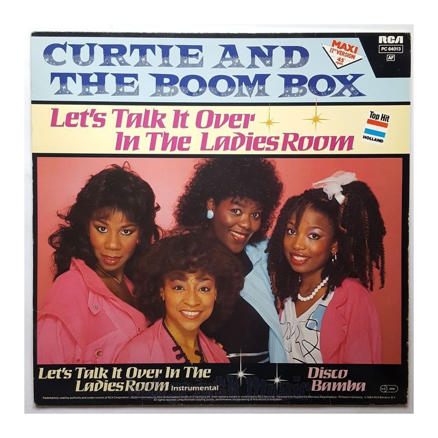 Curtie And The Boombox - Let's Talk It Over In The Ladies Room • 12" Vinyl Maxi • EX - Labyrinth Music