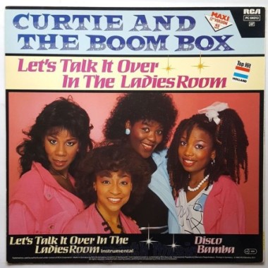 Curtie And The Boombox - Let's Talk It Over In The Ladies Room • 12" Vinyl Maxi • EX - Labyrinth Music