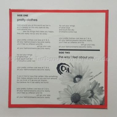 Sandy Coast - Pretty Clothes • 7" Vinyl • EX - Labyrinth Music