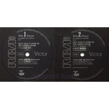 Curtie And The Boombox - Let's Talk It Over In The Ladies Room • 12" Vinyl Maxi • EX - Labyrinth Music