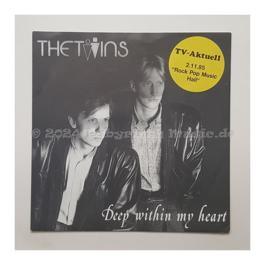 The Twins - Deep Within My Heart • 7" Vinyl • NM - Labyrinth Music