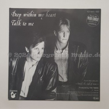 The Twins - Deep Within My Heart • 7" Vinyl • NM - Labyrinth Music