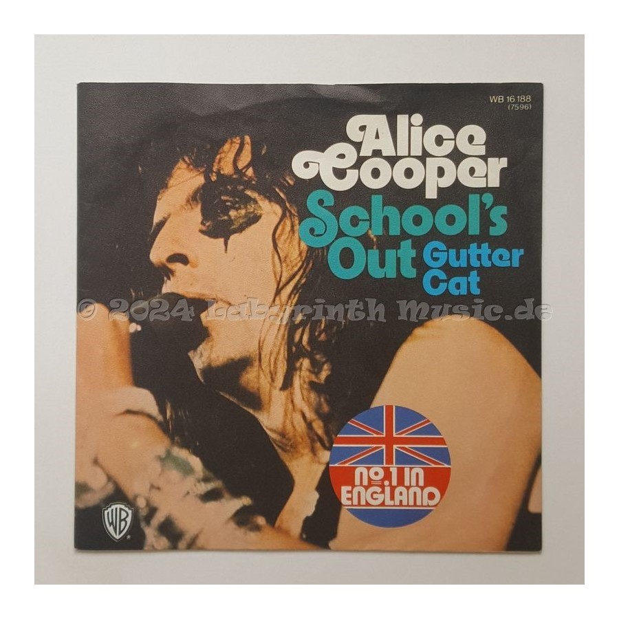 Alice Cooper - School's Out • Gutter Cat • 7" Vinyl - Labyrinth Music