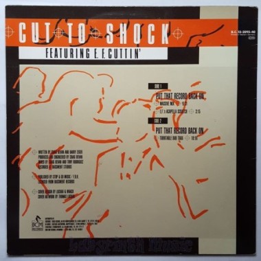 Cut To Shock Feat. E.F. Cuttin' - Put That Record Back On • 12" Vinyl Maxi • EX - Labyrinth Music
