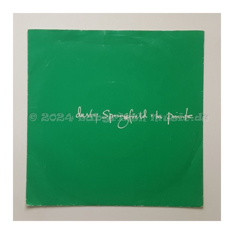 Dusty Springfield - In Private • 7" Vinyl • EX - Labyrinth Music