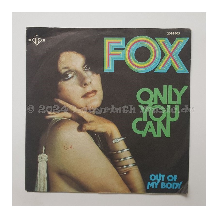Fox - Only You Can • Out Of My Body • 7" Vinyl - Labyrinth Music