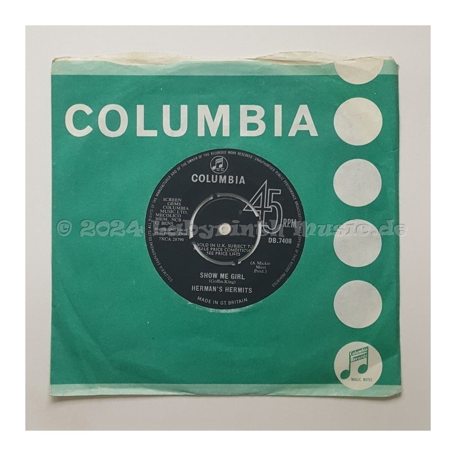 Herman's Hermits - Show Me Girl • 7" Vinyl - Labyrinth Music