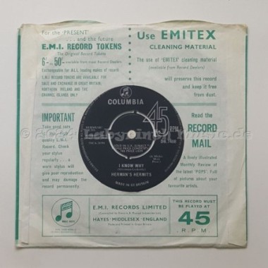 Herman's Hermits - Show Me Girl • 7" Vinyl - Labyrinth Music