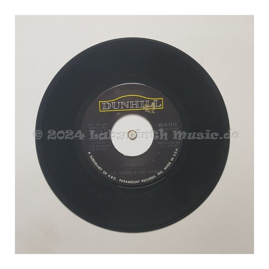 The Mamas & The Papas - Dancing Bear • John's Music Box • 7" Vinyl - Labyrinth Music