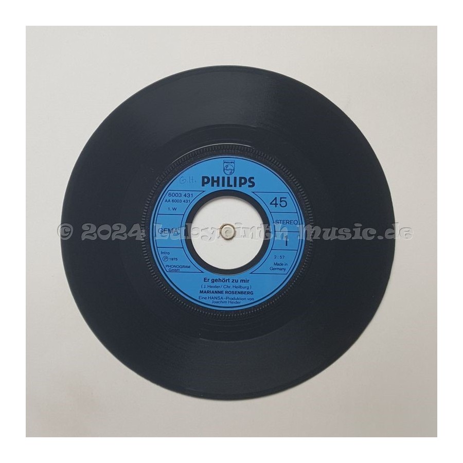 Marianne Rosenberg - Er Gehört Zu Mir • 7" Vinyl - Labyrinth Music