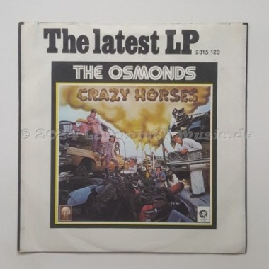 The Osmonds - Crazy Horses • That's My Girl • 7" Vinyl - Labyrinth Music